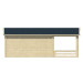  Tuindeco | Tuinhuis Nottingham met Luifel 200 cm 202824-01